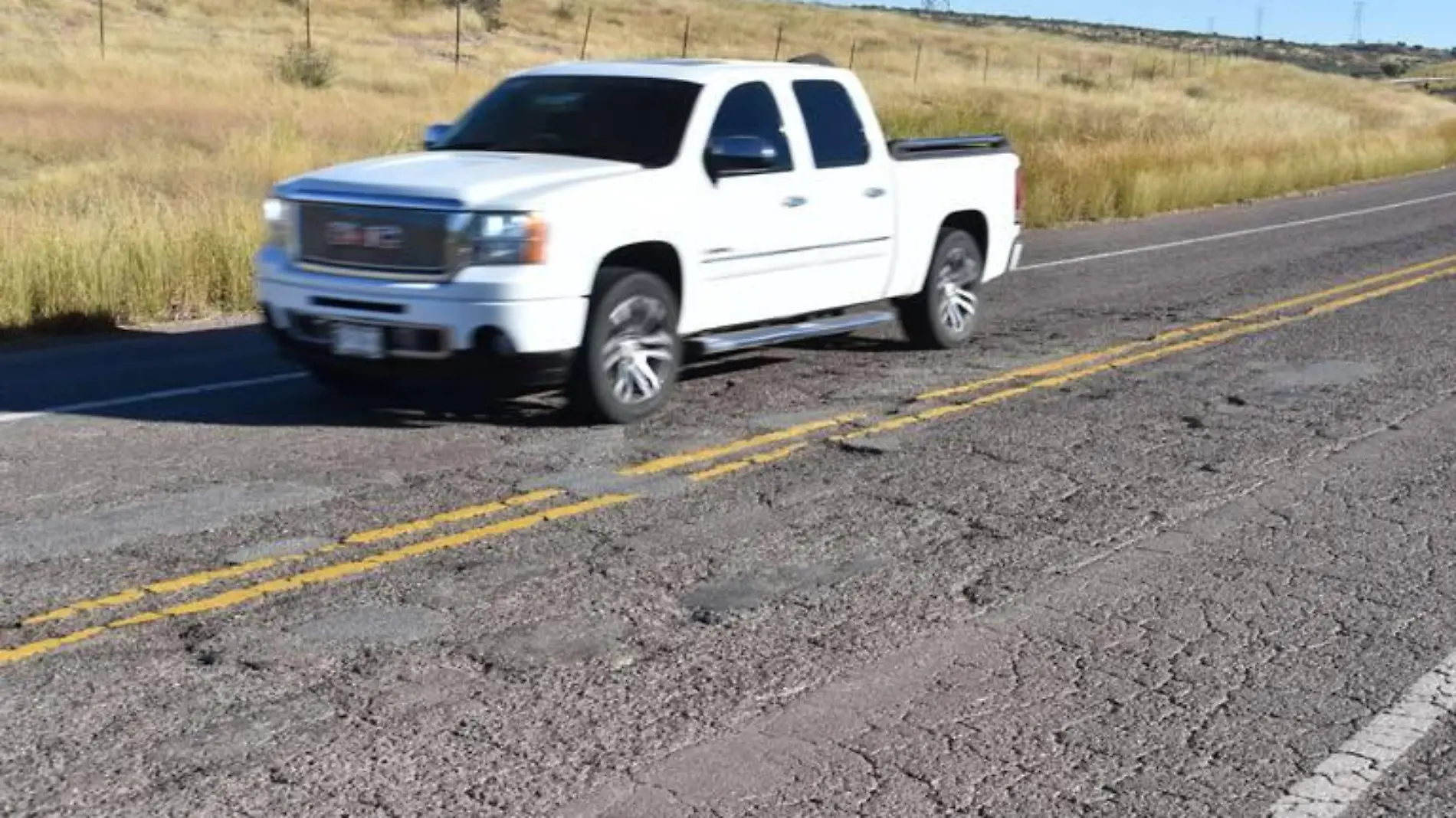 Carretera mal estado